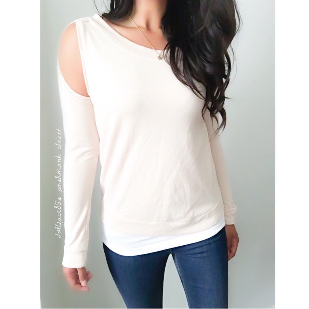 Cold Shoulder Sweatshirt